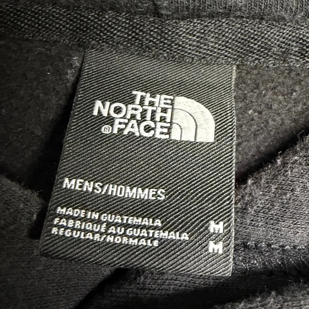 The North Face Half Dome Graphic Logo Mens Medium Black Pullover Hoodie Outdoors